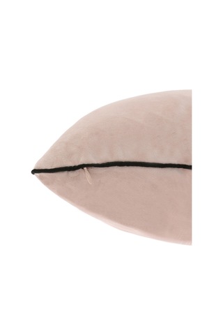 Biyeli Kırlent Yastık Kılıfı Somun Rengi 45x45