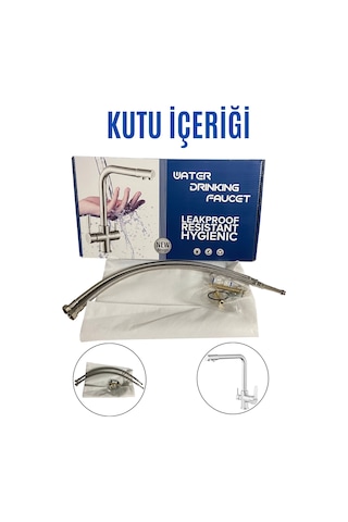 Üç Yollu Musluk Su Arıtmalı Batarya Musluğu