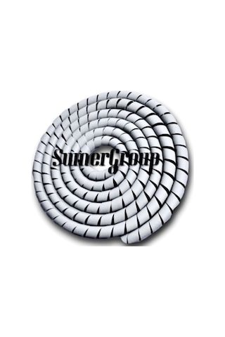 Sumeergroup 40Mm Kablo Toplayıcı Koruyucu Spiral Gri 25M