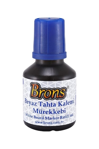 Nmagza Brons Beyaz Tahta Kalemi Mürekkebi Siyah-Mavi-Kırmızı 30 Cc