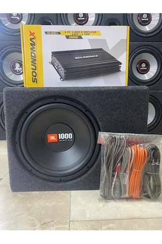 Jbl Paket Set 30 Cm Bass 1000wat 3000w 4x60 Rms Anfi 4kanallı