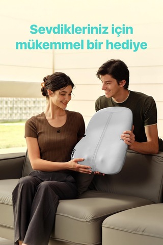 Ts700 Derin Doku 4d Shiatsu Akıllı Bel Ve Sırt Masaj Yastığı Isı Terapisi & Termoterapi Gri