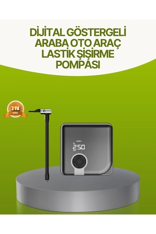 Bfs Dijital Ekranlı Taşınabilir Akıllı Araç Hava Kompresörü