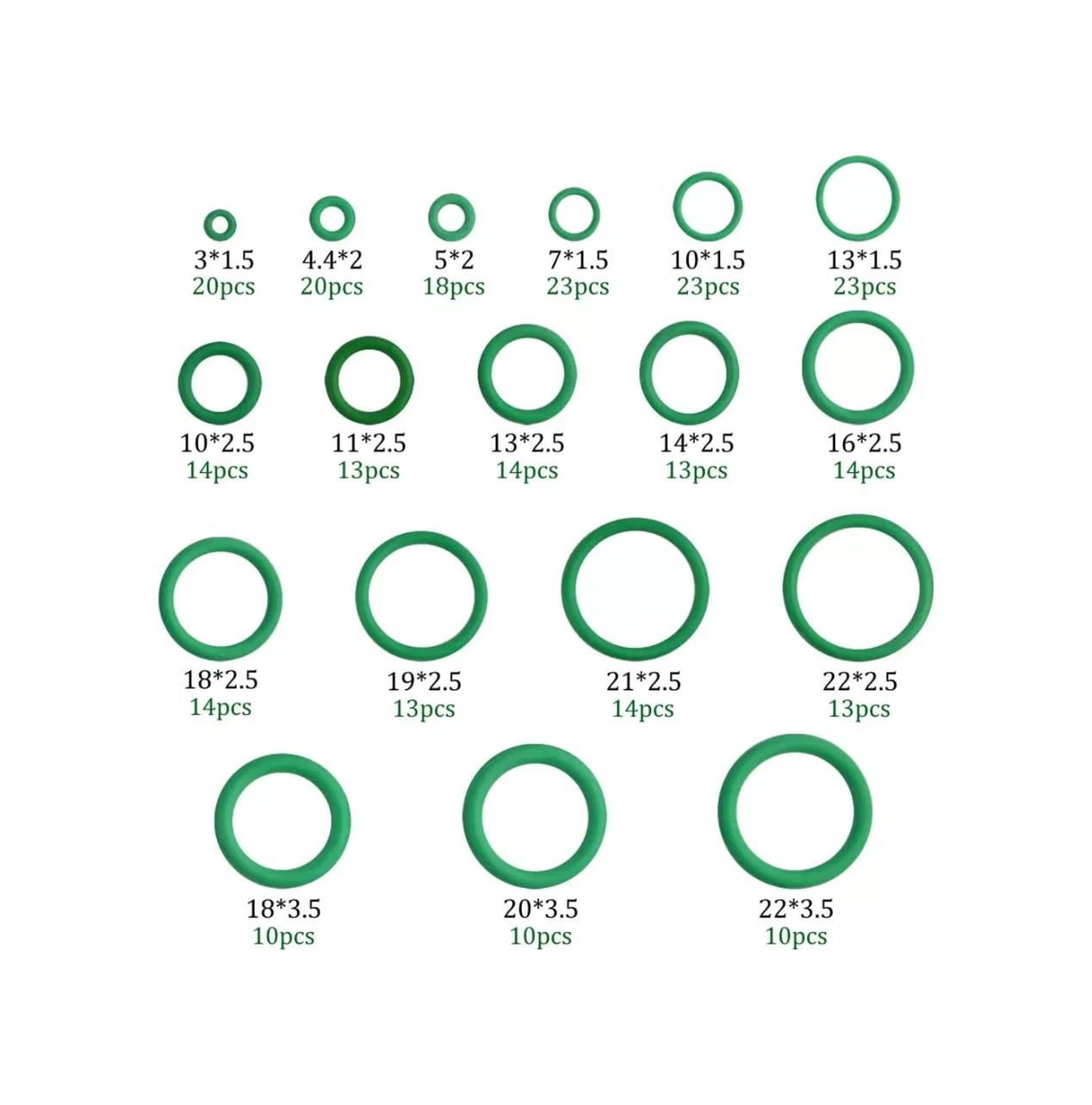 Pabk Klima Kauçuk Conta Halka Seti 279 Parça 240072122