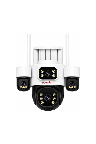 Retro X134 4+2 Mp 4 Lens Wi-fi Kamera - 3 Ptz Hareketli Güvenlik Kamerası