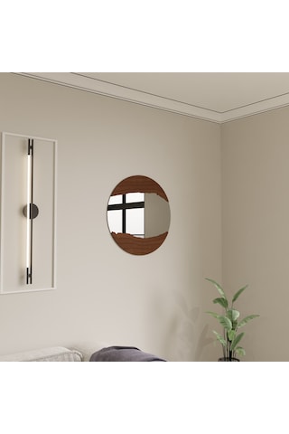 Dekoratif Ahşap Pleksi Aynalı Duvar Dekoru