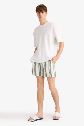 Defacto File Astarlı Microfiber Kısa Boy Deniz Şortu G0177ax25hskh440 Haki