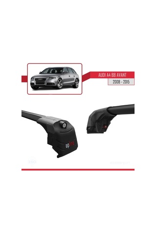 Audi A4 B8 Avant 2008-2015 Arası İle Uyumlu Ace-2 Ara Atkı Tavan Barı Siyah