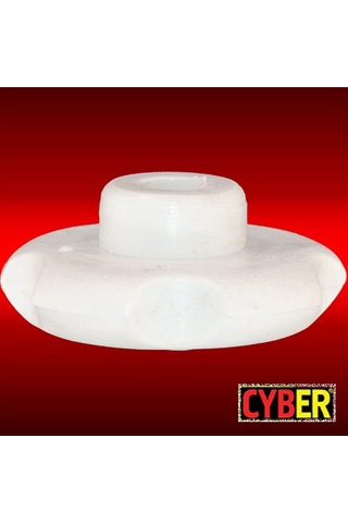 Plastik Somunsuz Çap 45 Kelebek Elcik (beyaz)