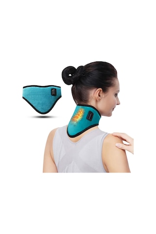 Hymark Servikal Usb 3 Seviye Sıcaklık Elektrikli Zaman Ayarlı Boy Açık Mavi