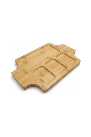 Bambu Kahvaltılık 4 Bölmeli 28 18cm Çok Renkli