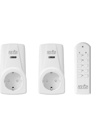 Axıs Ikili Uzaktan Kumandalı Priz Set 3680 W