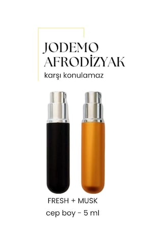 2 Adet Etkili Erkek Parfüm Cep Boy Musk + Fresh 5ml