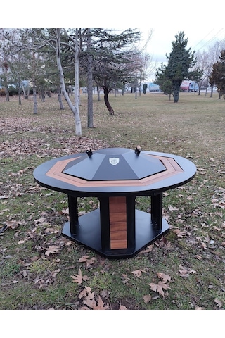 Zs Hermanos Grand Masa Barbekü Siyah - Kahverengi