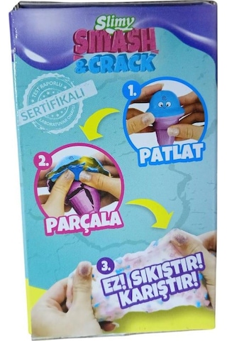 Slimy Patlat Pop-it 55 Gr - Mavi Kase Dondurma Slime