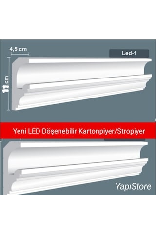Stropiyer Kartonpiyer Led-1 Modeli Tavan Kaplama Işık Bandı