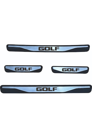 Golf 6 Kapı Eşiği 2010-2013 New Krom Kapı Eşiği 4 Parça Paslanmaz Çelik