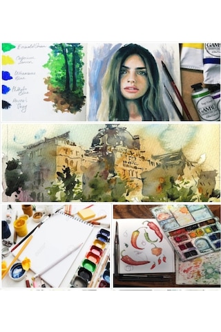 Resim Kağıdı, Sulu Boya Kağıdı, A3 297x420mm 200gr-20 Sayfa