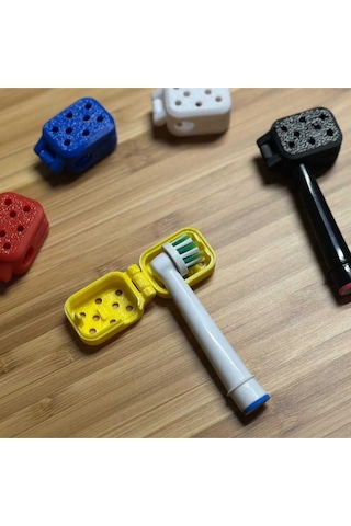 4 Şarjlı Diş Fırçası Seyahat & Koruma Başlığı Tekli Paket Çok Renki