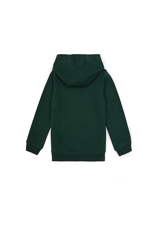 U.S. Polo Assn. Erkek Çocuk Koyu Yeşil Fermuarlı Kapüşonlu Sweatshirt 50316706-VR079