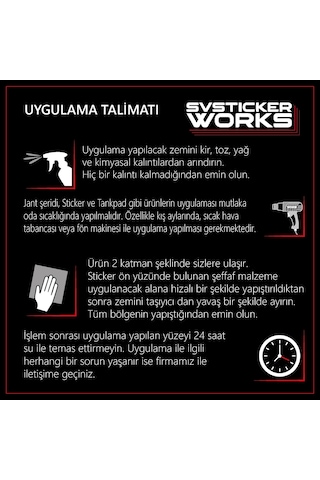 Yamaha Mt-09 Uyumlu Yazı Sticker Yüksek Kalite Özel Kesim Folyo 2'li Set Sarı