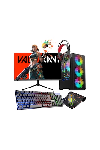 Zeiron GMX60 i5-3470 16 GB 1 TB+240 GB RX550 23.8" Masaüstü Oyuncu Bilgisayar