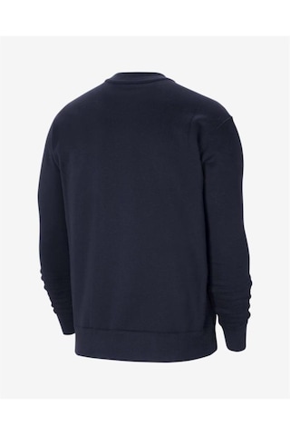 Nike Erkek Sweatshirt Cw6902-451 M Nk Flc Park20 Crew Lacivert