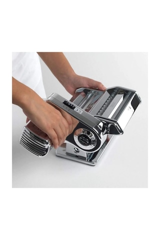 Marcato Atlas 150 Elektrikli Motorlu Makarna Kesme Makinası Gümüş