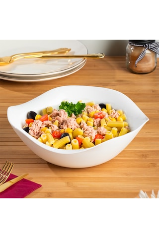 Porsima 401259 Porselen Kase Büyük Salata Kasesi Makarna Tabağı