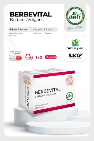 Berbevital 60 Kapsül