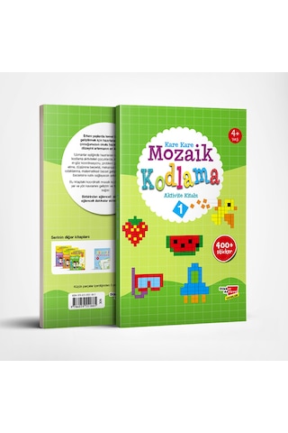Okul Öncesi Kare Kare Mozaik Kodlama 1. Seviye