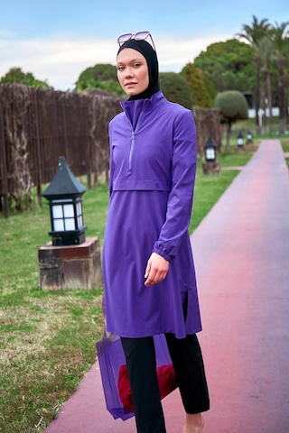 Marina M2409 Tam Kapalı Mayo-mor Mor