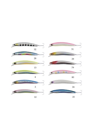 Power Line Minnow 01 80f Sahte Balık Renk:24