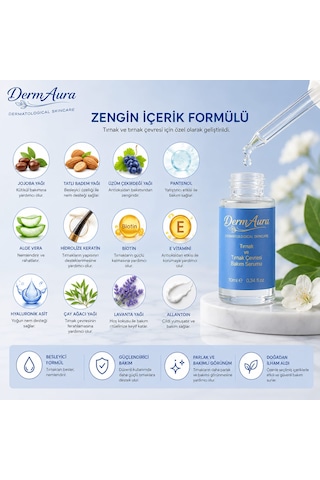 Dermaura Aloe Vera Tırnak Ve Tırnak Çevresi Bakım Serumu 10 ML