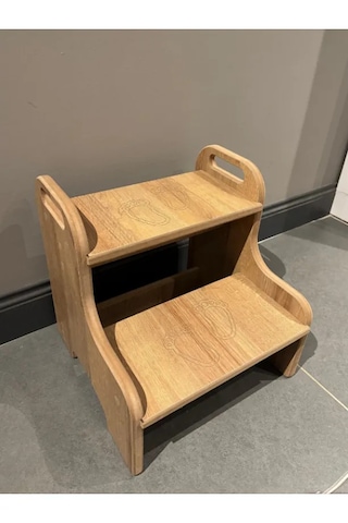 Montessori Basamak Tabure Çocuk Banyo Wc Lavabo Merdiven Yükselti