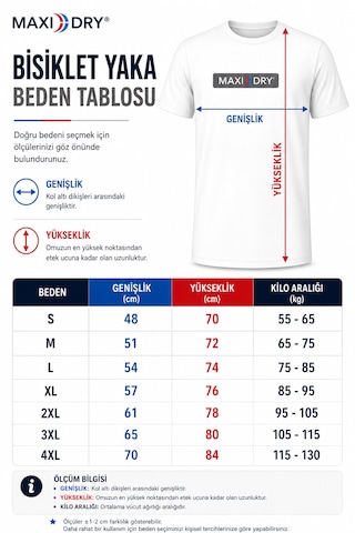 Maxi-dry Aşırı Terleme Önleyici Bisiklet Yaka Erkek Tişört, Çift Katmanlı, Islaklık Sızdırmaz, Nefes Alabilen Kumaş Siyah