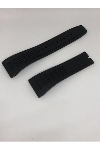 Tag Heuer Uyumlu Siyah Silikon Kordon 26mm