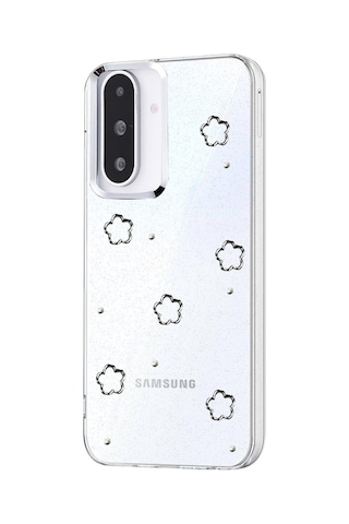 Samsung Uyumlu Galaxy A36 Uyumlu Fiyonk Desenli Kapak - Desen 2 Renkli
