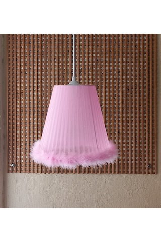 N-23 Pembe Organze Yatak Odası Çocuk Ve Bebek Odası Avize Pembe