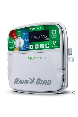 Rain Bird Tm2-4 İstasyonlu Kontrol Ünit. Ve 4adet 100hv Vana Seti