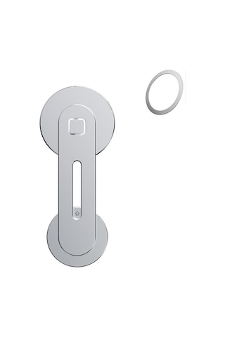 Zf011 Tesla Magsafe Manyetik Gizli Telefon Tutucu, Sıradan Versiyon Gümüş