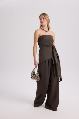 Mai Collection Mai Studios Co. Mila Kahve Bluz Pantolon Takım Kahve