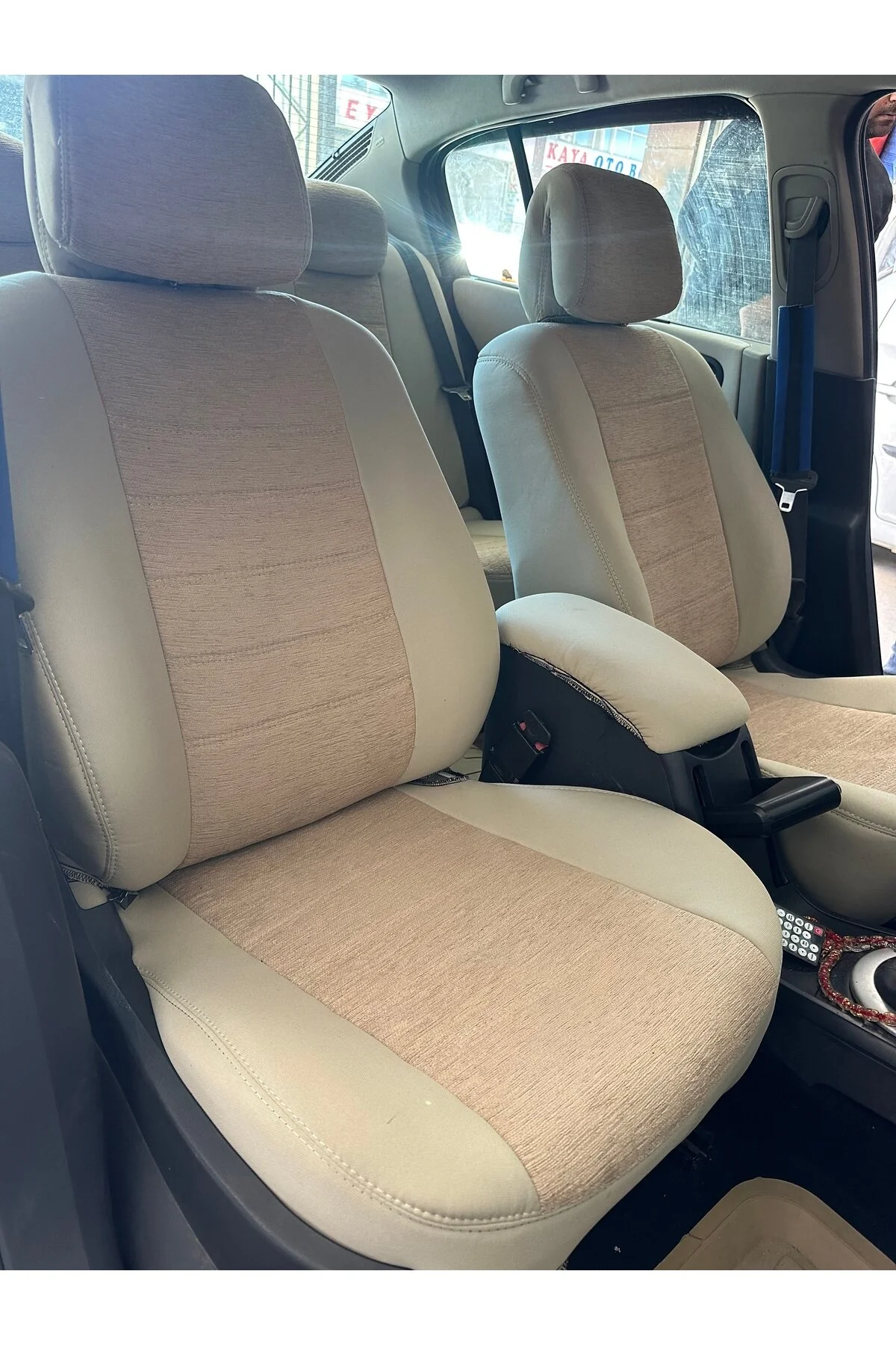 Renault Megane 2 Araca Özel Koltuk Kılıfı Bej