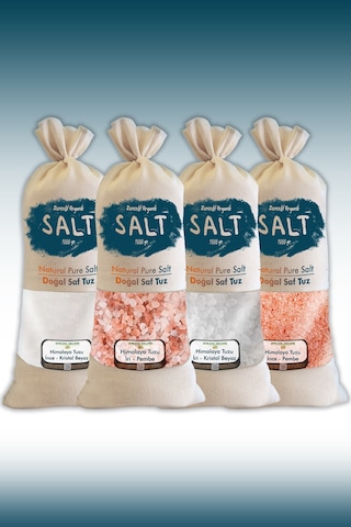 Himalaya Tuzu 1 Kg. Bez Torbada İnce Çekim Himalaya Tuz