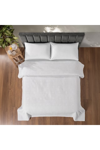 Maxstyle Çift Kişilik %100 Pamuk Pike Vanilya 200x220 Cm Renkli