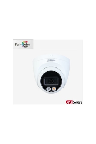 Dahua Ipc-hdw2249t-s-ıl, 2mpix, Full Color, 2,8mm Lens, H265+, 30mt Gece Görüşü, Ip67, Dahili Mikrofon, Poe Dome Ip Kamera