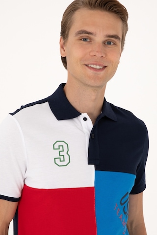 U.S. Polo Assn. Erkek Regular Fit Kobalt Mavi Polo Yaka Tişört 50300154-VR077