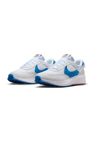 Nike Waffle Debut Se White Blue Sneaker Günlük Spor Ayakkabı Beyaz Mavi Beyaz - Mavi