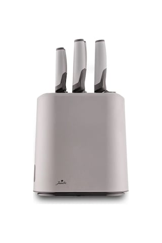 Jumbo Smart Grey Standlı 5'li Bıçak Seti Gri