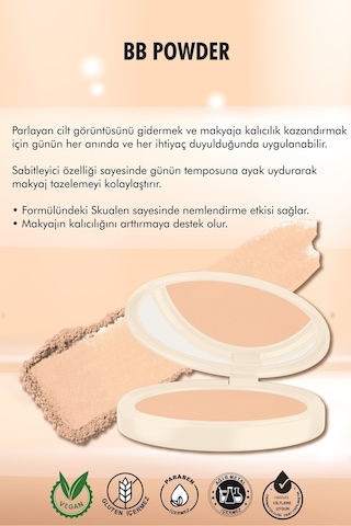 Farmasi BB Pudra 02 Warm Light 12 G